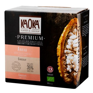 Kaoka Witte chocolade bulk 35% 5kg - 1655